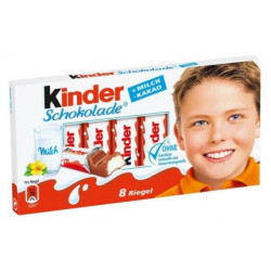 Kinder Chocolate tyčinky 8ks 100g